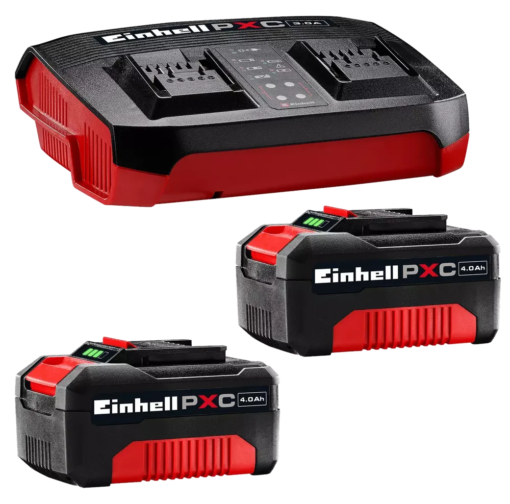 Batería + cargador Einhell PXC Starter Kit 2 × 4,0 Ah + Twincharger